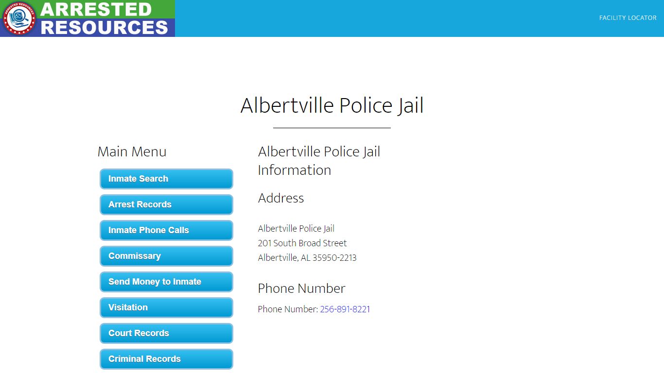 Albertville Police Jail - Inmate Search - Albertville, AL